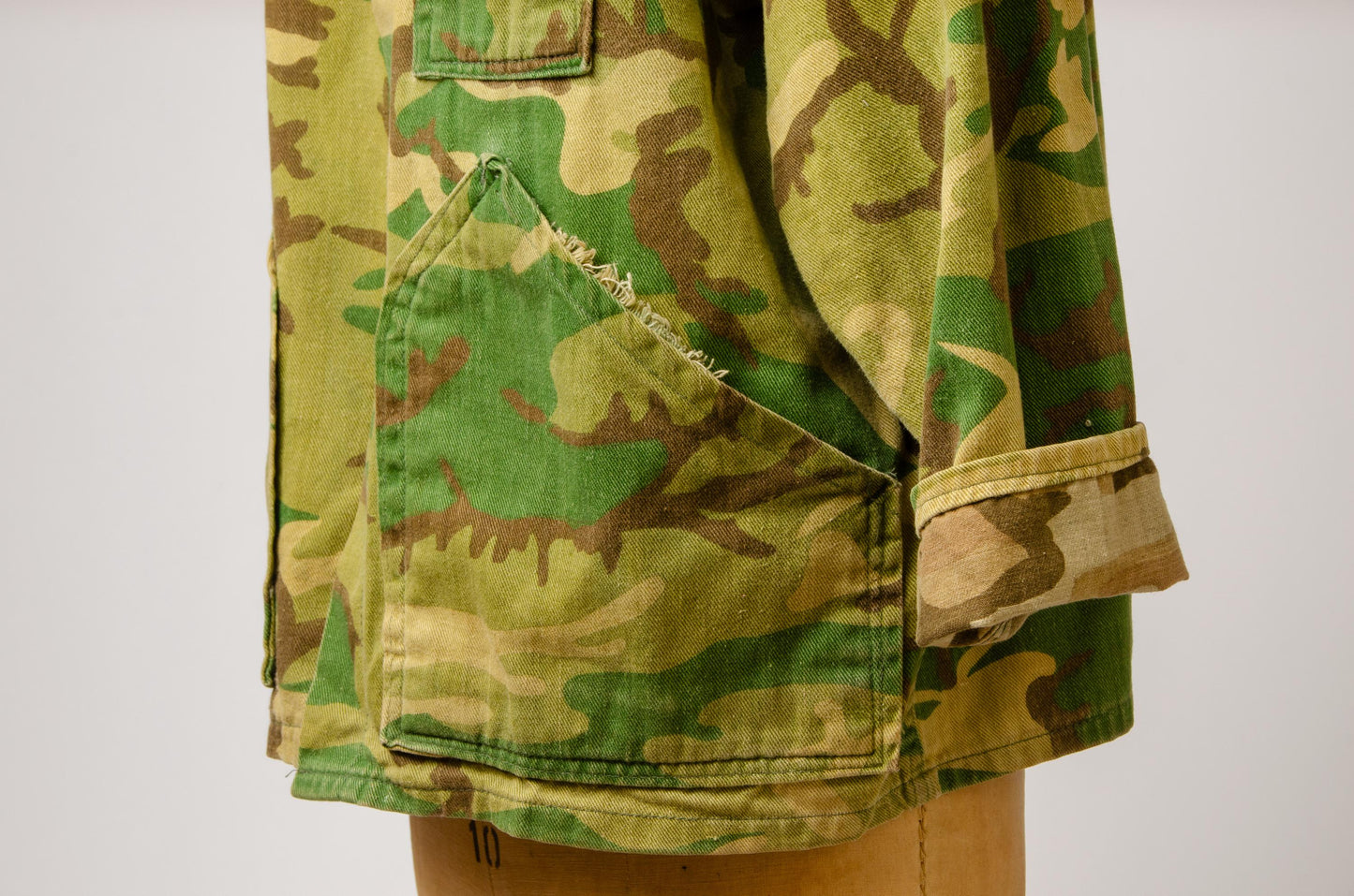 1960s Frog Skin Camo Jacket Reversible Camouflage Hunting Jacket