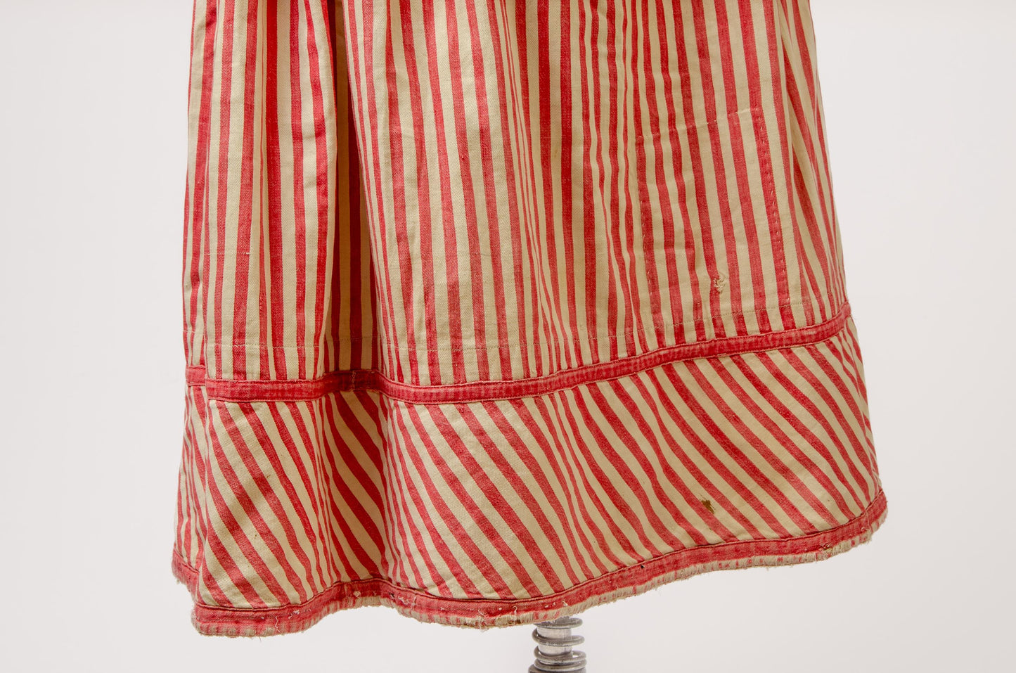 19th Century French Cotton Petticoat Work Dress Chore Skirt