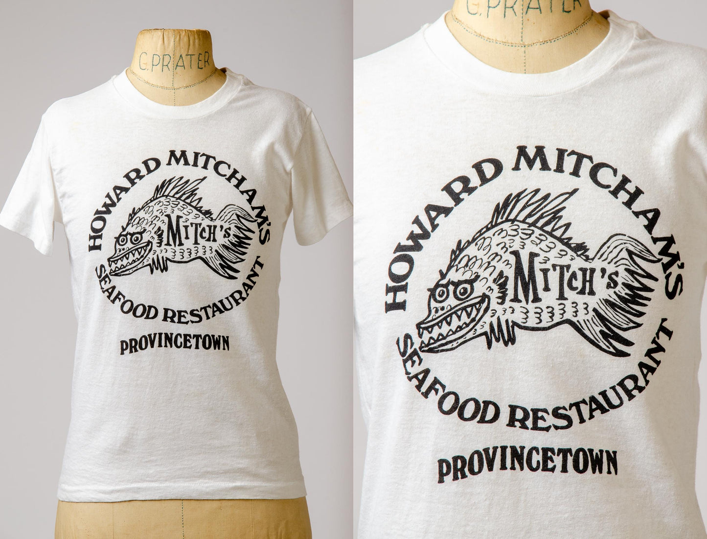 1970s Howard Mitcham Seafood Restaurant Provincetown T Shirt