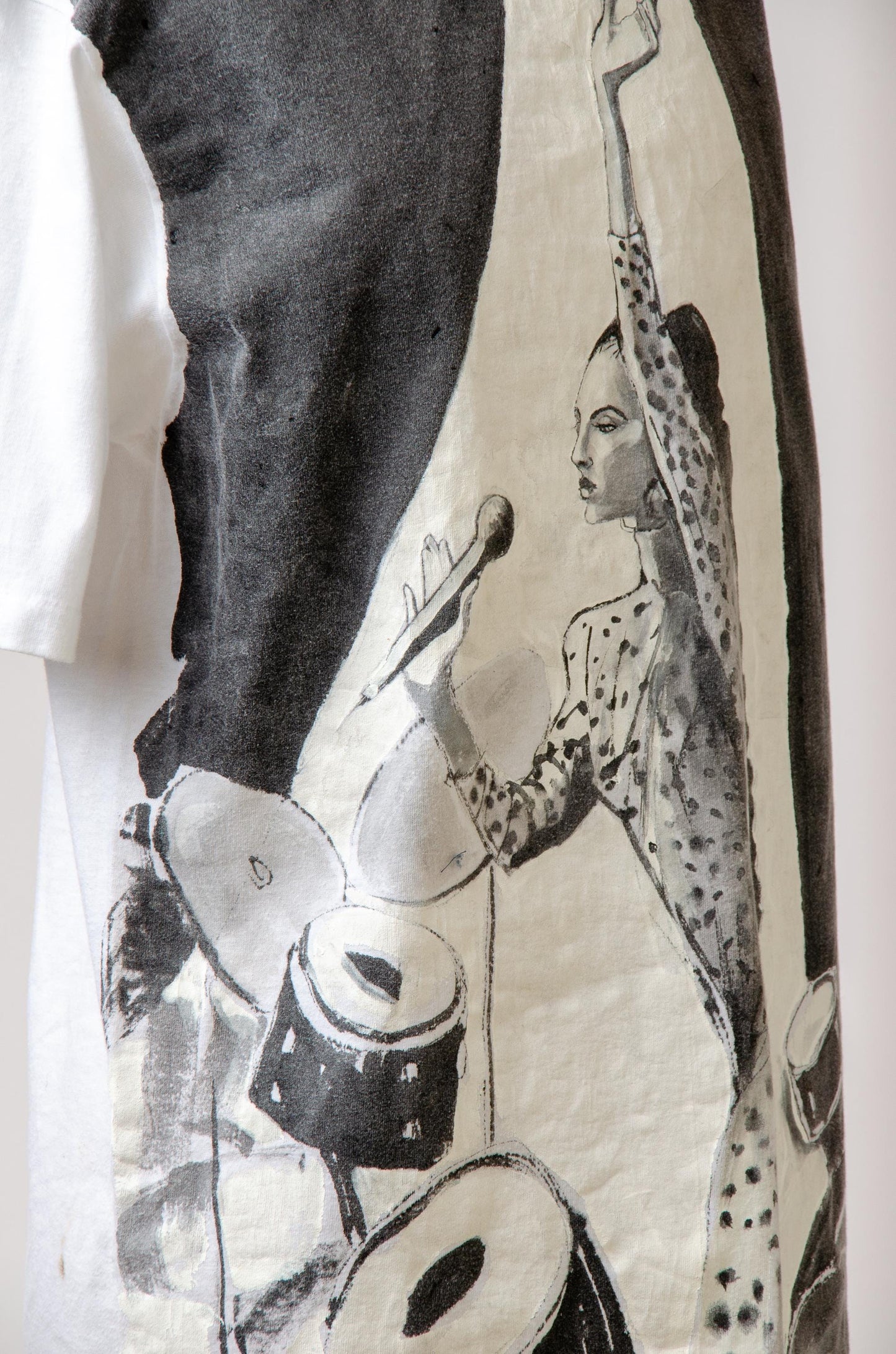 90s Sade Hand Painted Fan Made T Shirt