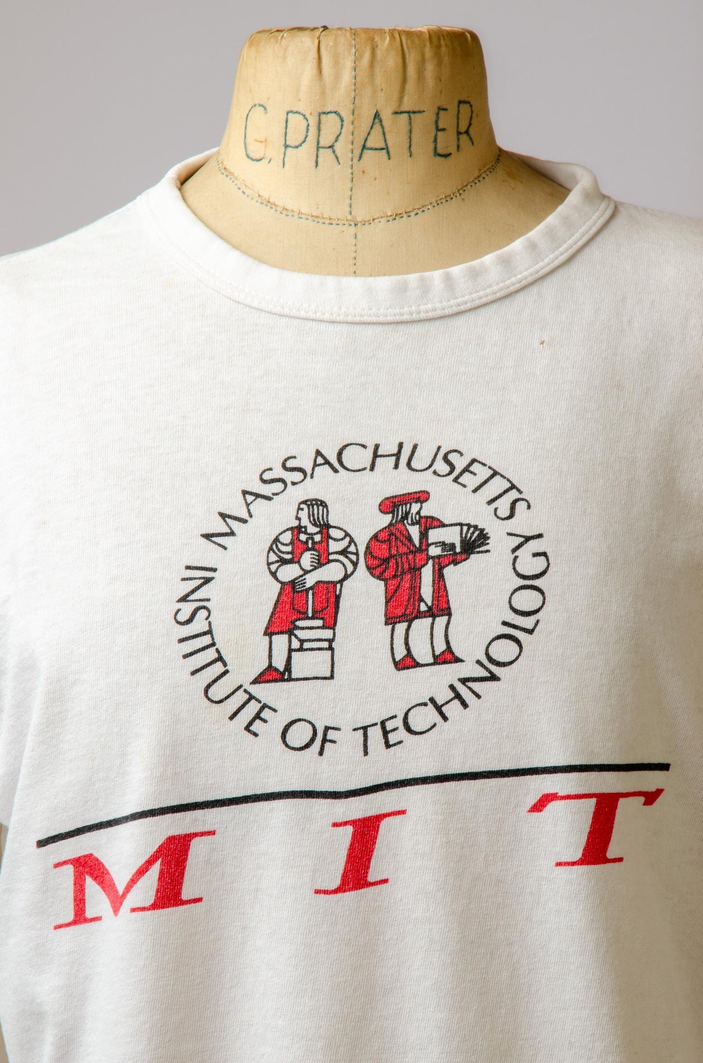 1980s Champion MIT Massachusetts Long Sleeve Cotton T Shirt