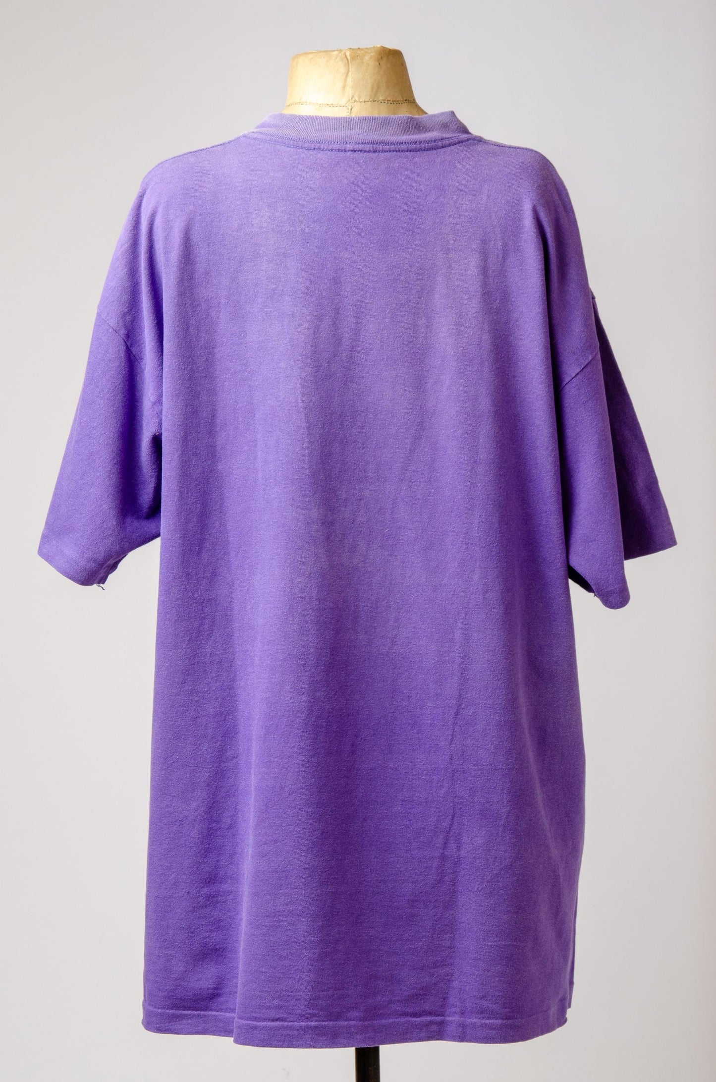 Vintage Sun Faded Purple Tee Perfect Fade Cotton T Shirt