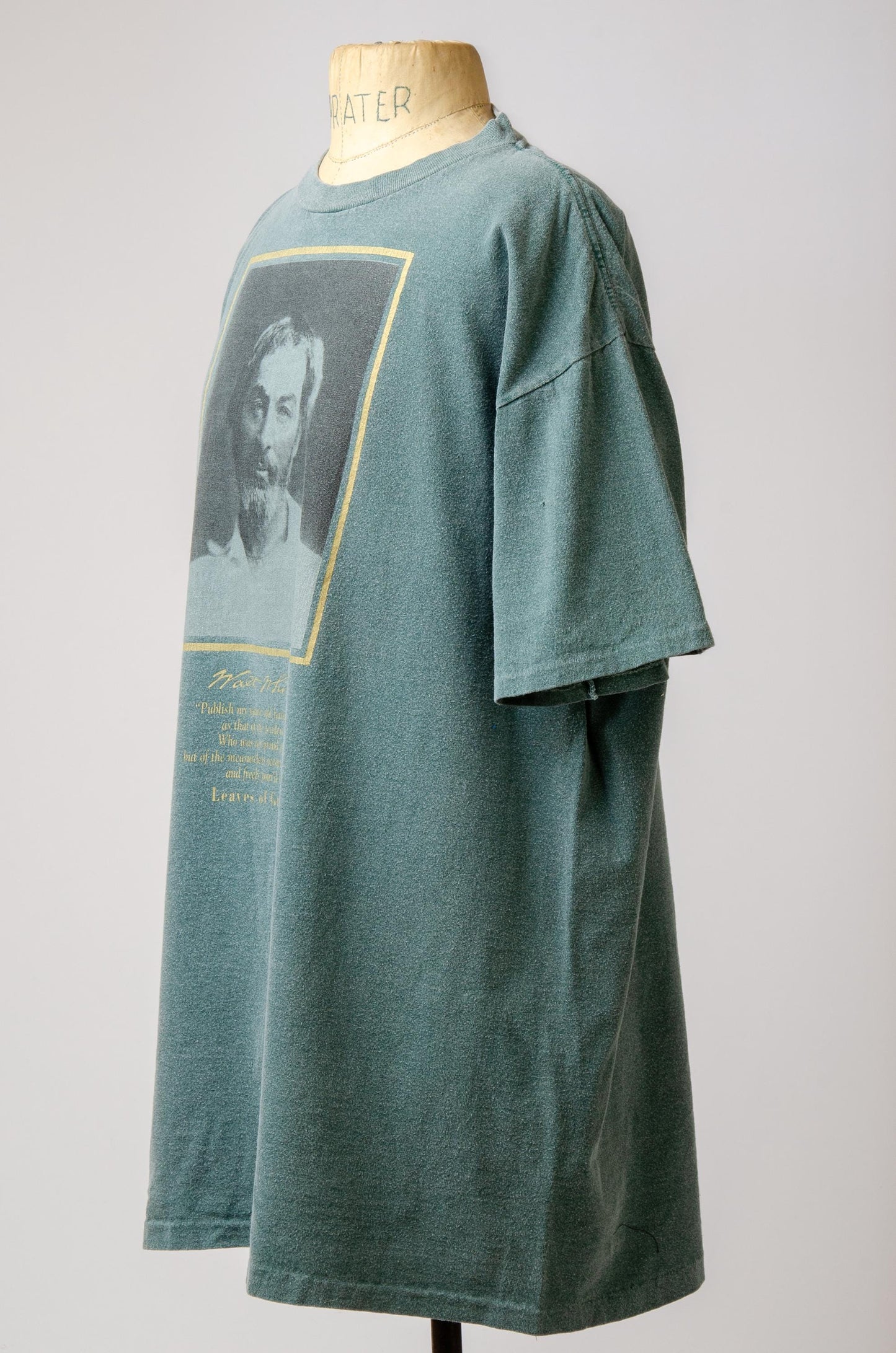 Vintage Walt Whitman Leaves of Grass Literary Author T Shirt