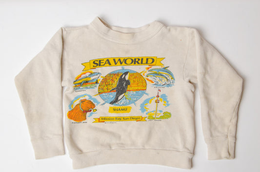 1970s Kids Sea World Sweatshirt San Diego Knit