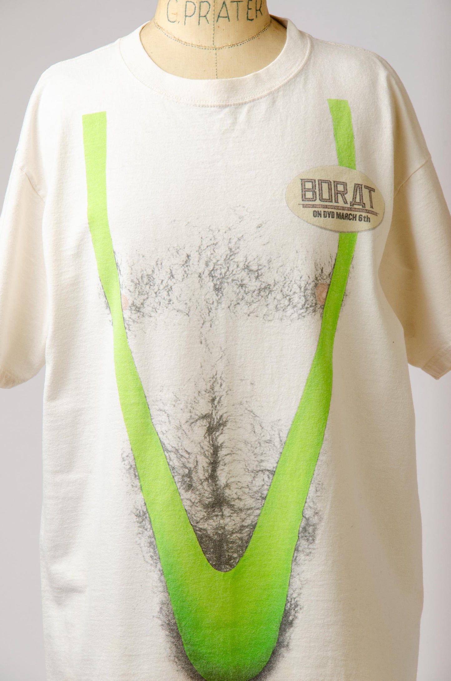 Y2K Borat Movie Swimsuit T Shirt White Cotton Comedy Novelty Shirt