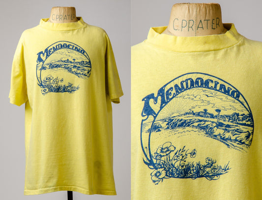 1980s Mendocino California Souvenir T Shirt