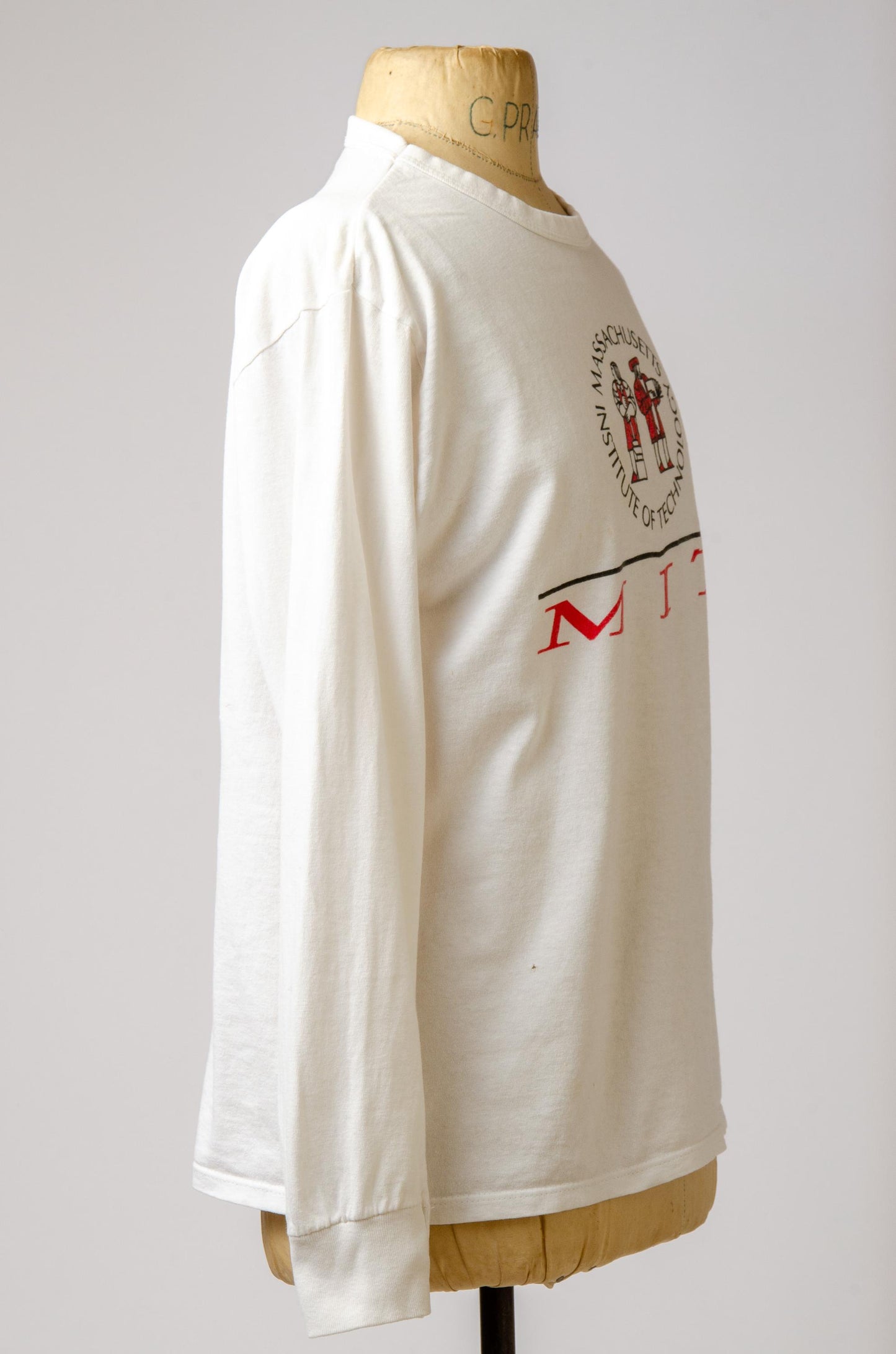 1980s Champion MIT Massachusetts Long Sleeve Cotton T Shirt