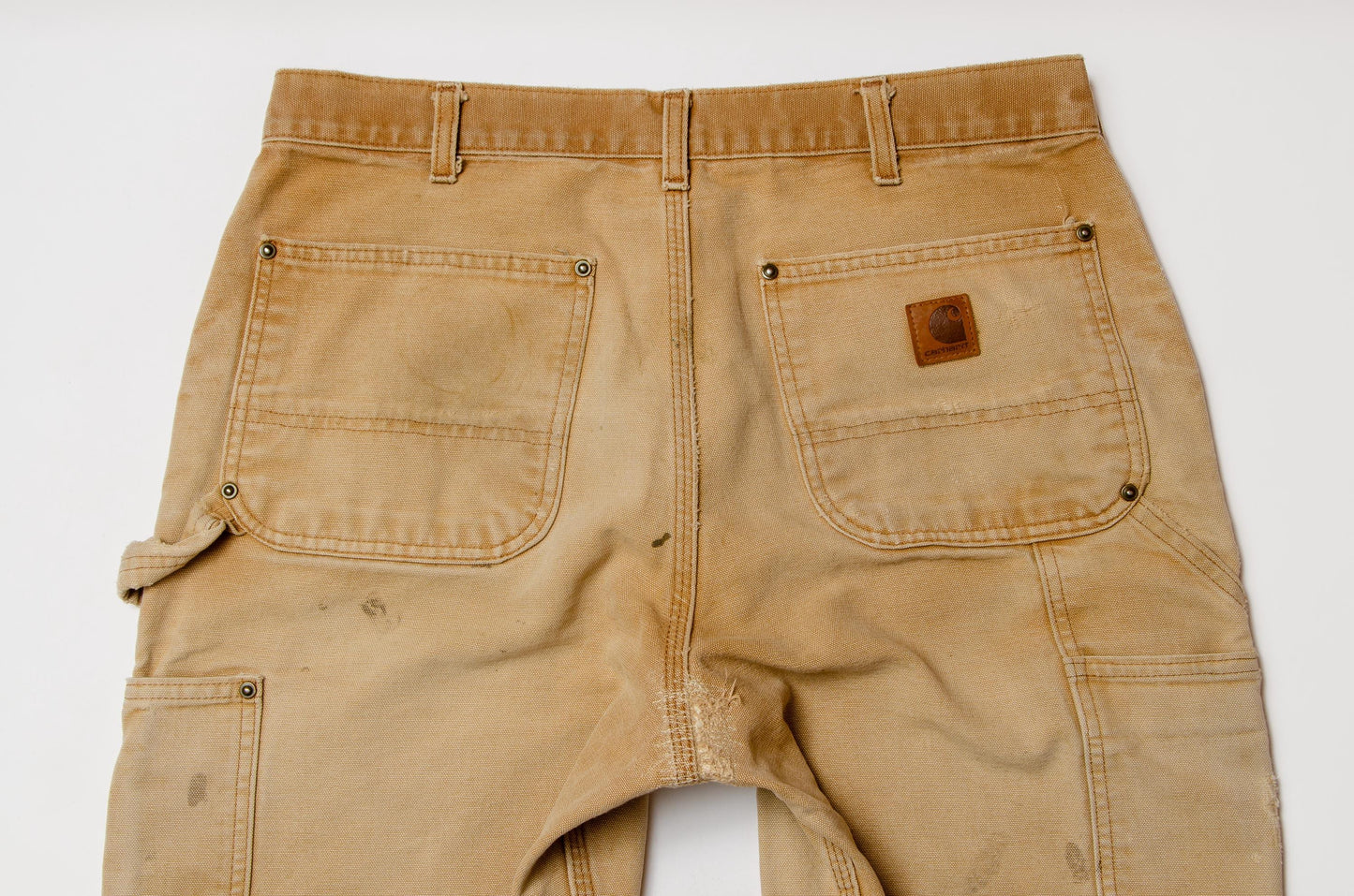 Vintage Carhartt Sun Fade Jeans Distressed Denim Utility Jeans 32 x 32