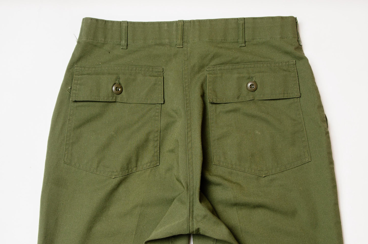 Vintage US Army Pants High Waist Utility Trousers 33 x 30