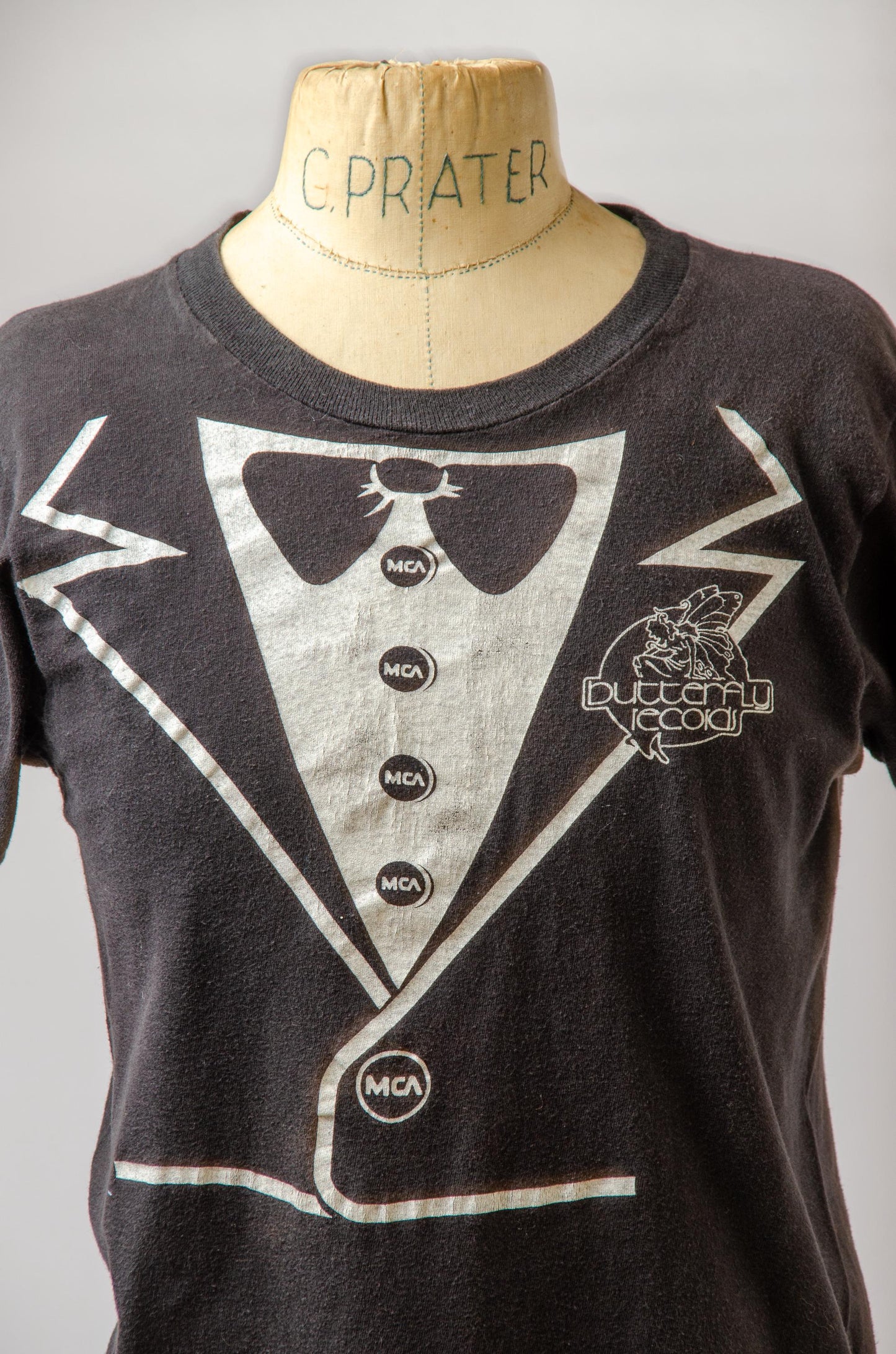 1970s Butterfly Records Tuxedo Junction T Shirt