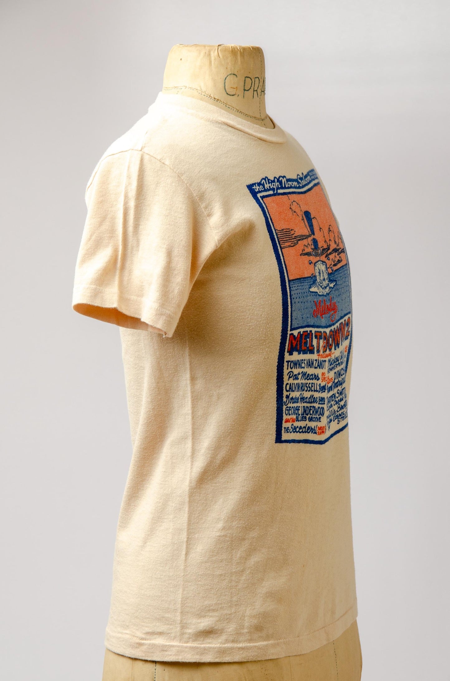 1982 Townes Van Zandt at the High Noon Saloon Rare Country T Shirt