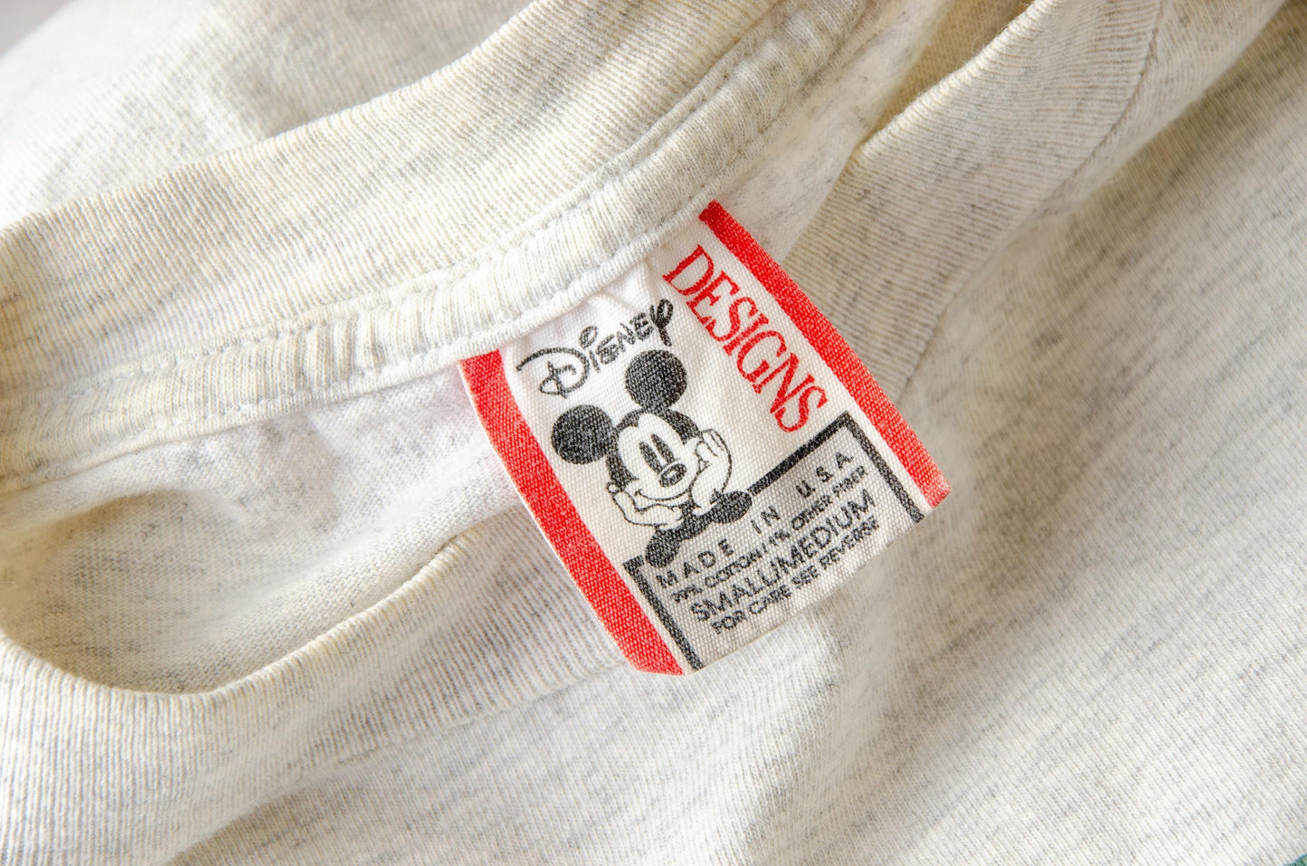 1994 Disneyland Mickey Mouse Grad Night Grey Cotton T Shirt