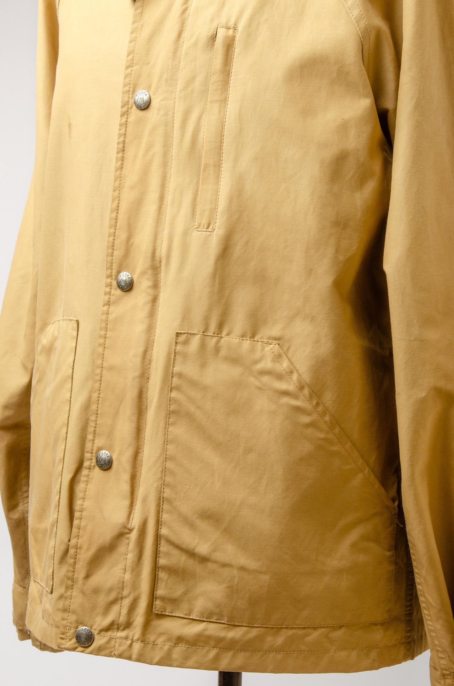 1980s Sierra Designs Parka Beige Anorak Hooded Mountaineering Jacket