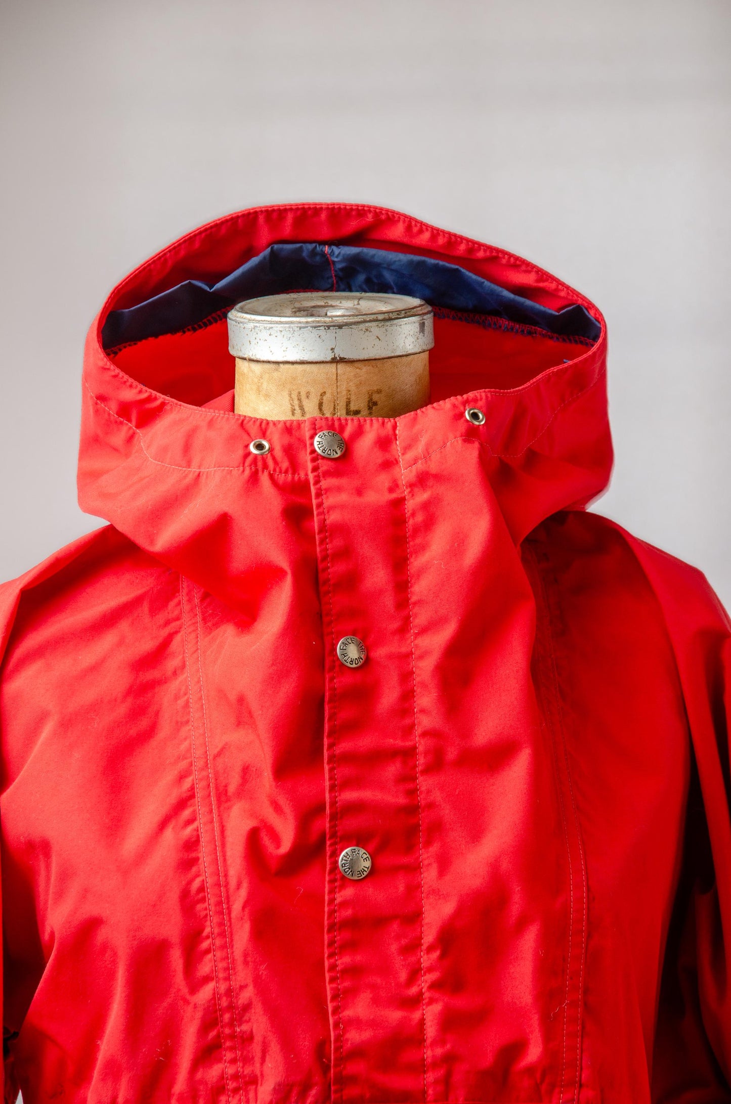 1970s North Face Parka Red Goretex Hooded Mountain Parka Womens Jacket