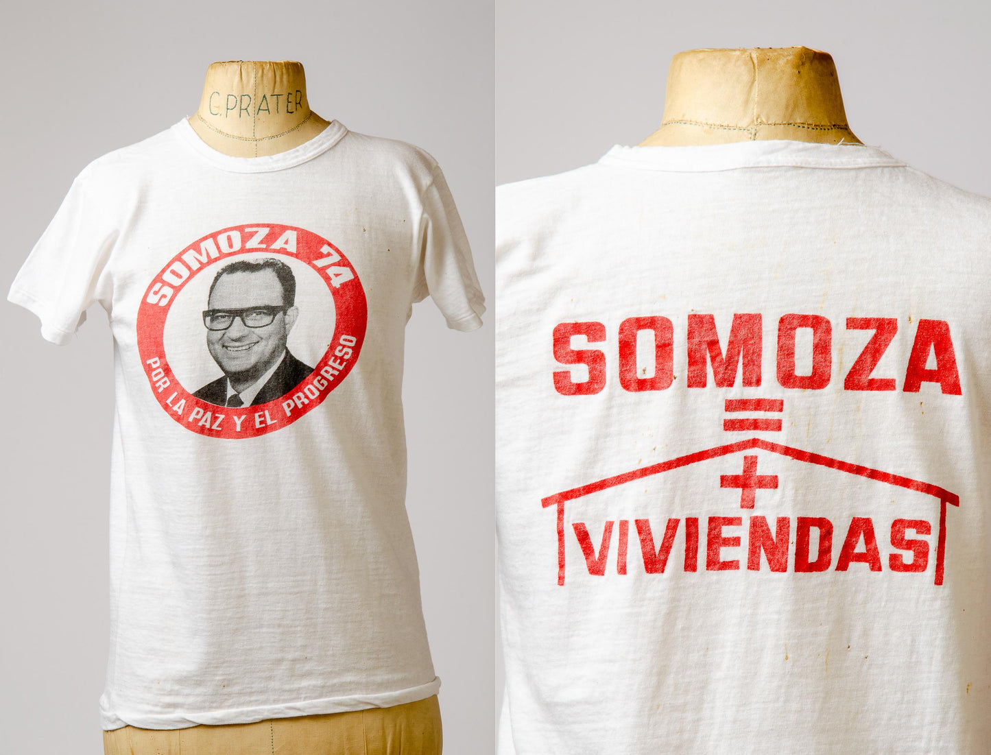 1974 Anastasio "Tachito" Somoza Political T Shirt