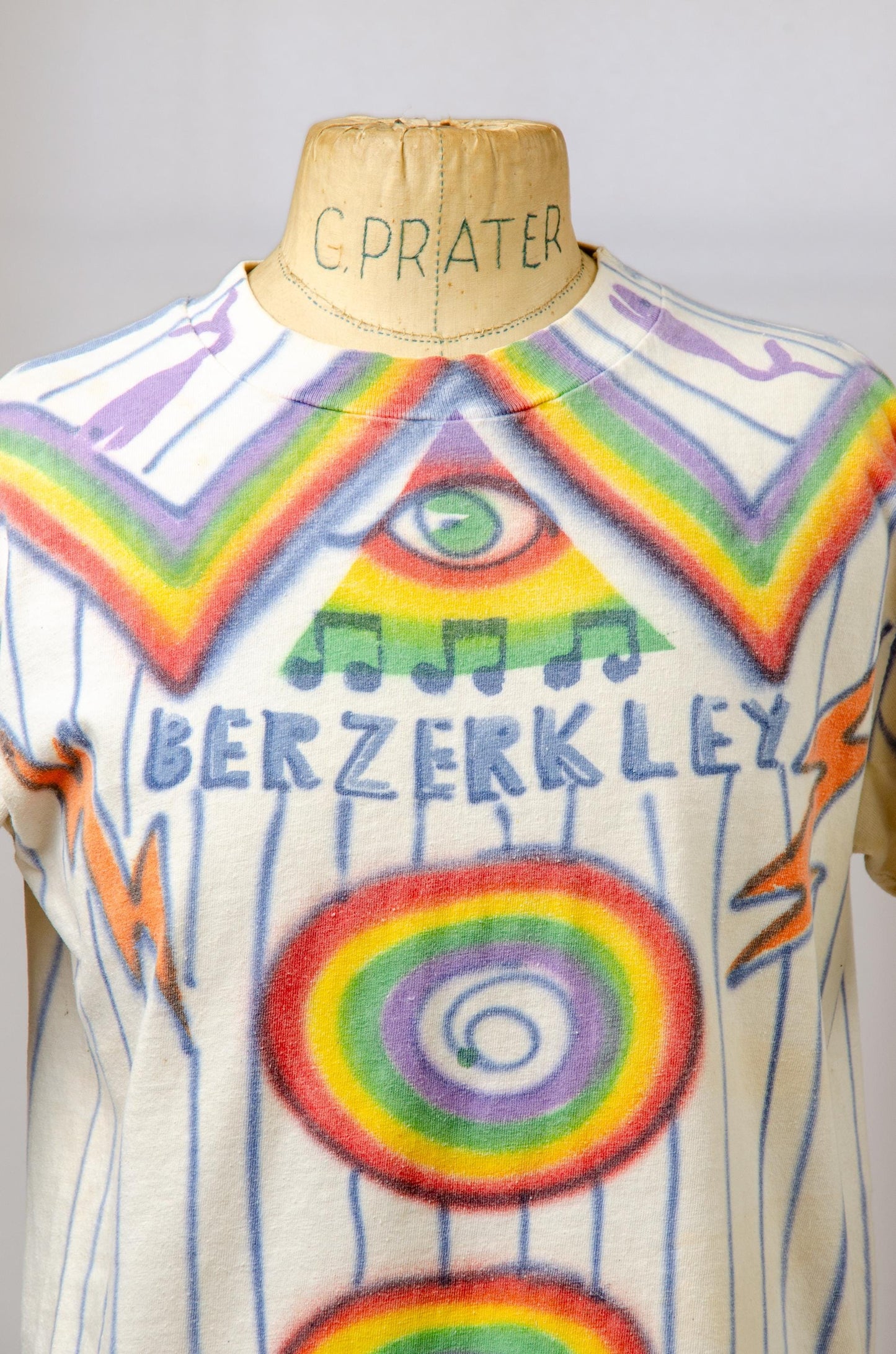 1980’s Berkeley “Berzerkley” SF Artist Airbrush Cotton T Shirt