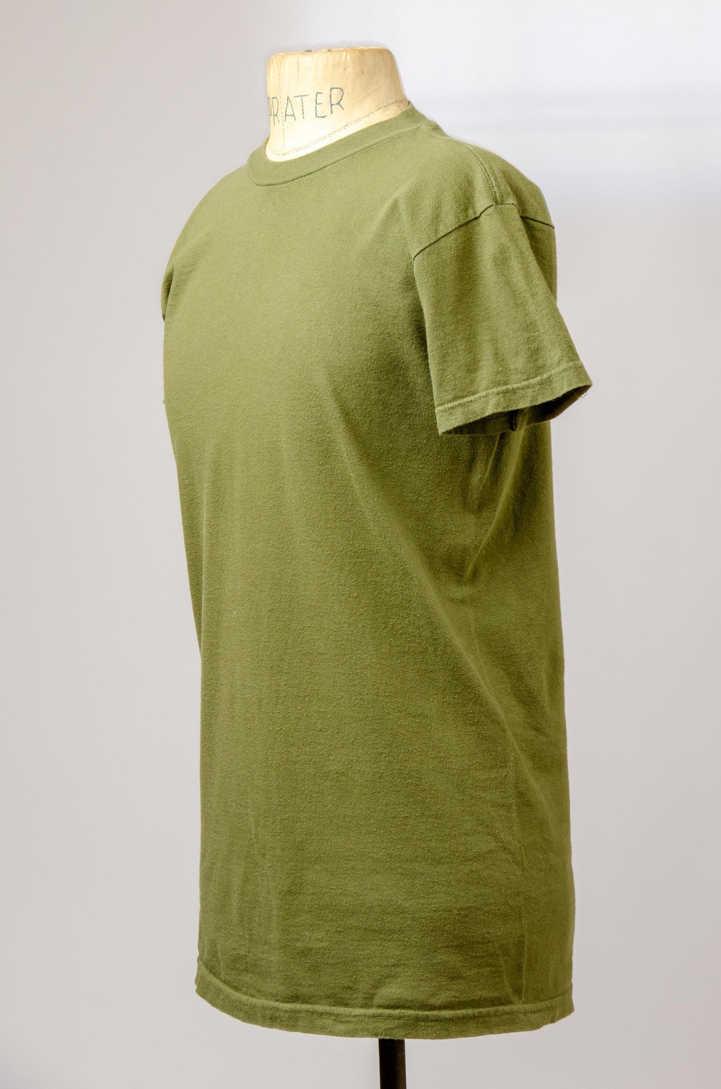 Vintage Army Surplus Green Cotton T Shirt