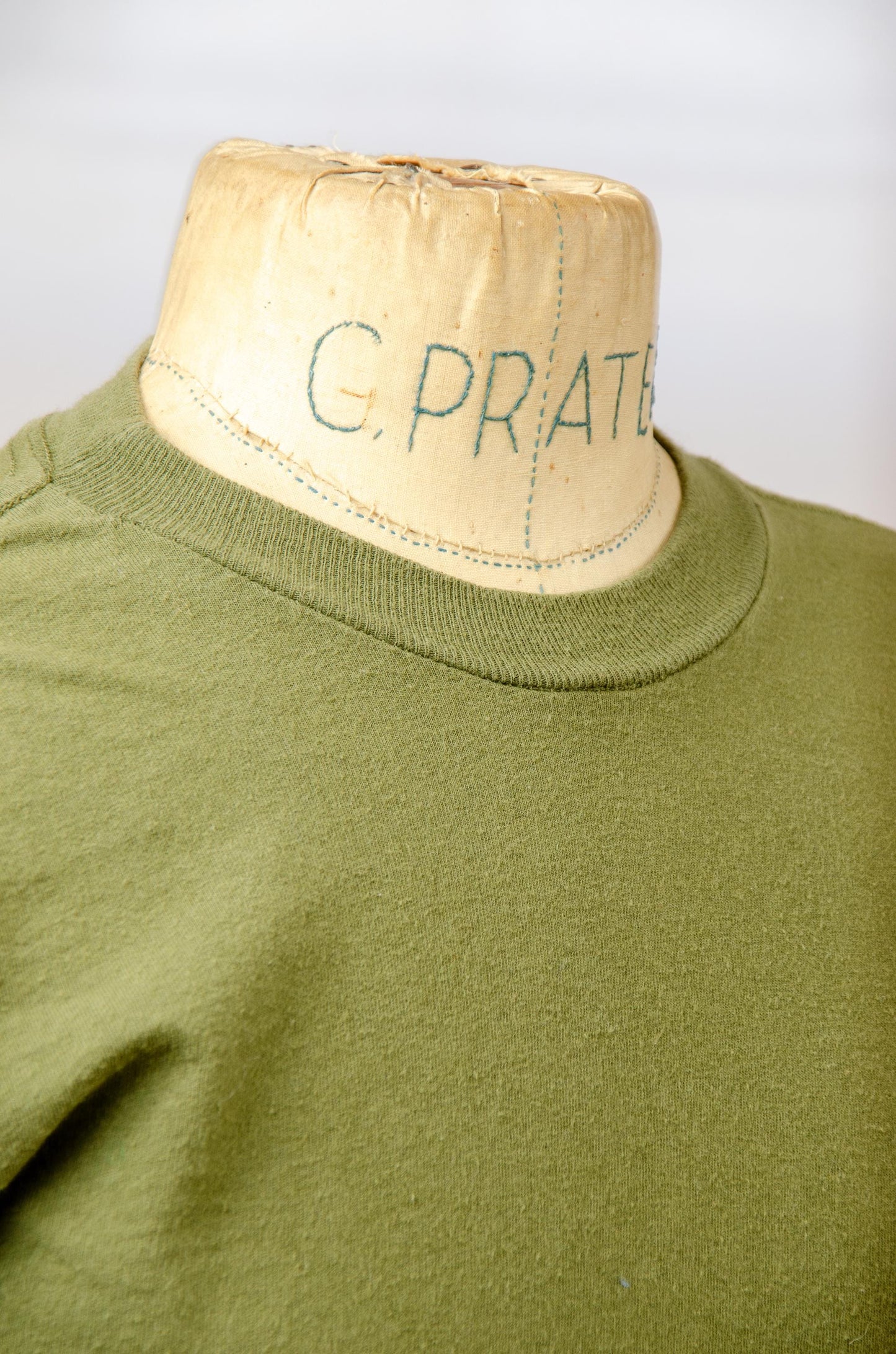 Vintage Army Surplus Green Cotton T Shirt