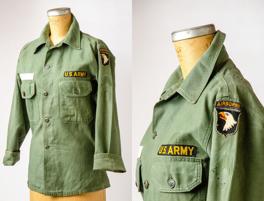 1950s Field Shirt US Army Military Field Jacket Utility Shirt