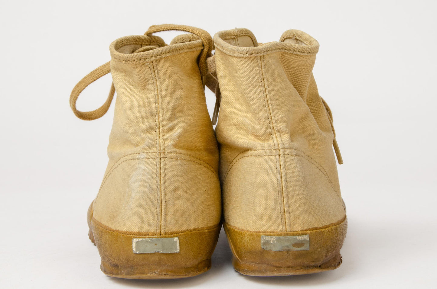 1960s L.L. Bean Maine High Top Lace Up Canvas Shoes Mens 9