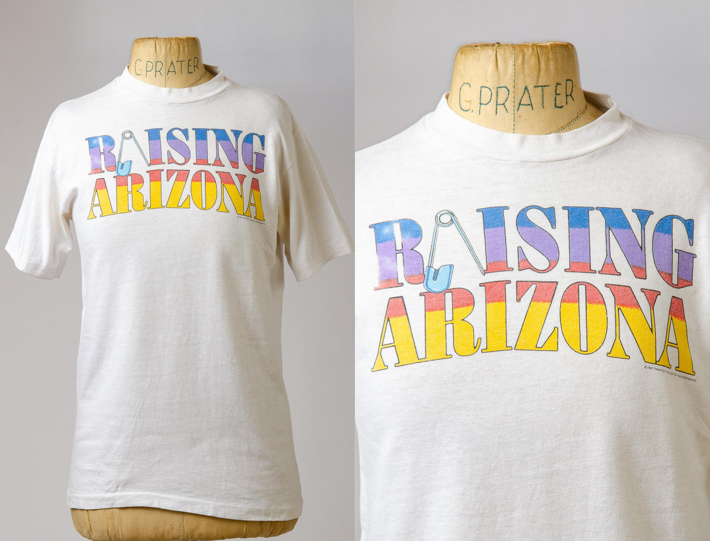 1980s Raising Arizona Nicolas Cage Movie Promo T Shirt