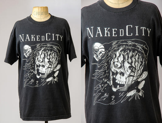 Y2K Naked City John Zorn Black Cotton Metal T Shirt