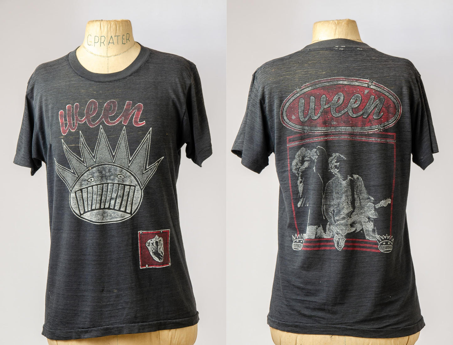 Vintage WEEN White Pepper Front and Back Print T Shirt