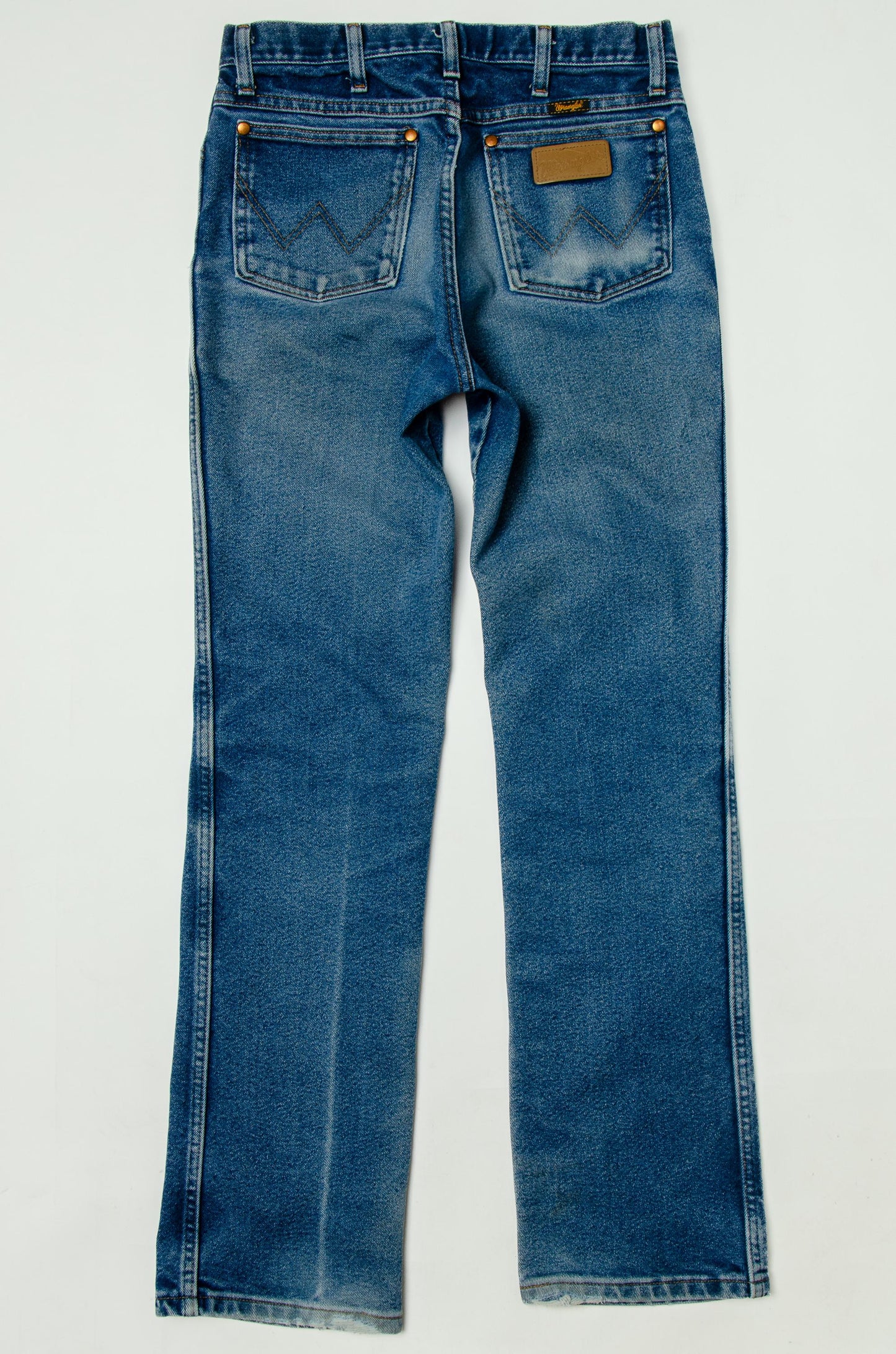 Vintage Wrangler Jeans Perfectly Worn High Waisted Western Cut Blue Jeans 30 x 33