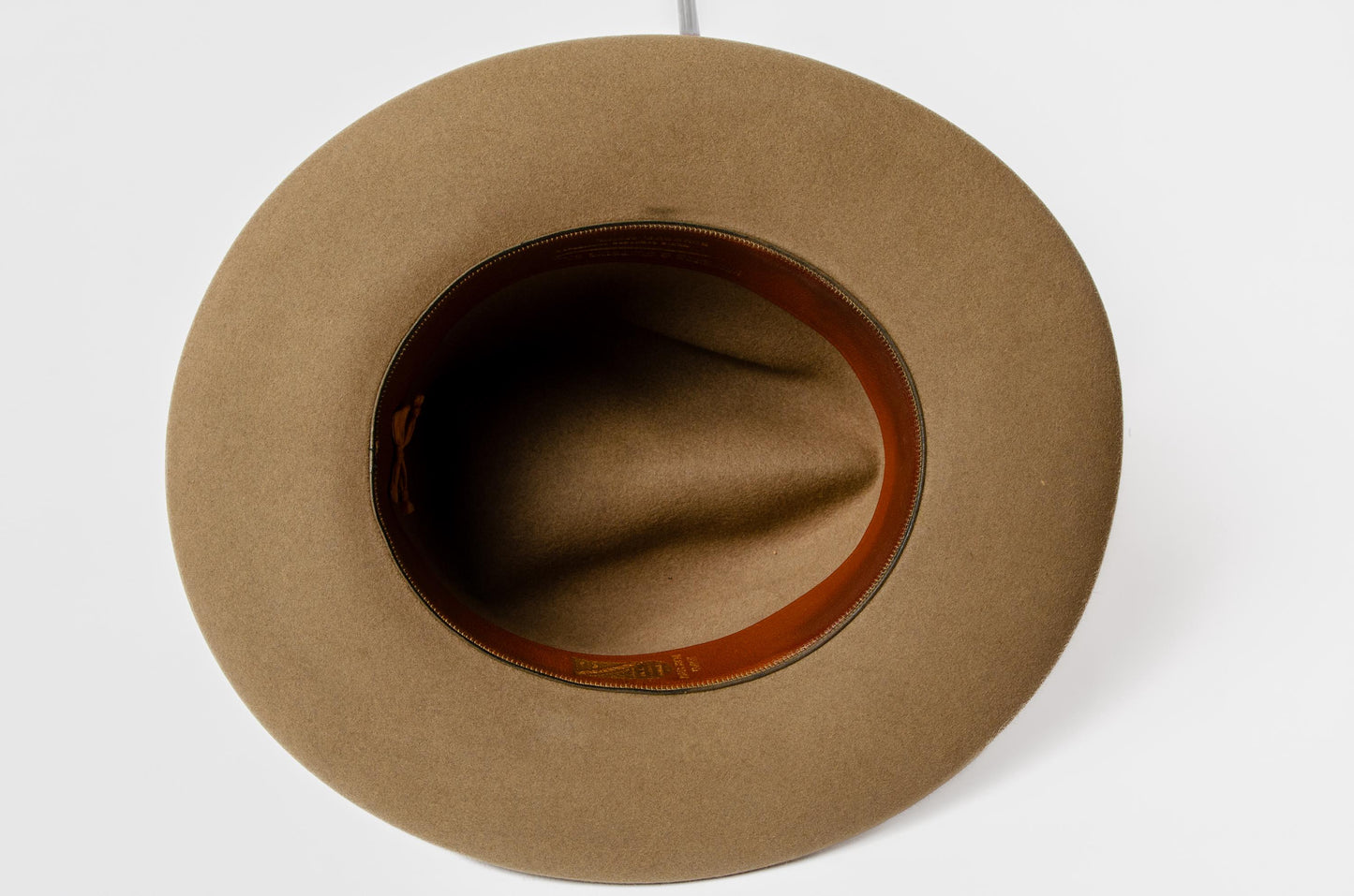 1920s Stetson No 1 Quality Pencil Curl Beige Beaver Fur Western Hat 6 7/8 MINT
