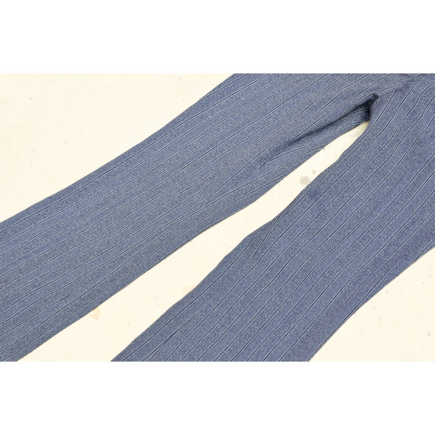 Vintage 1970s Pinstripe Mod Flared High Wasted Pants 30 x 28.5