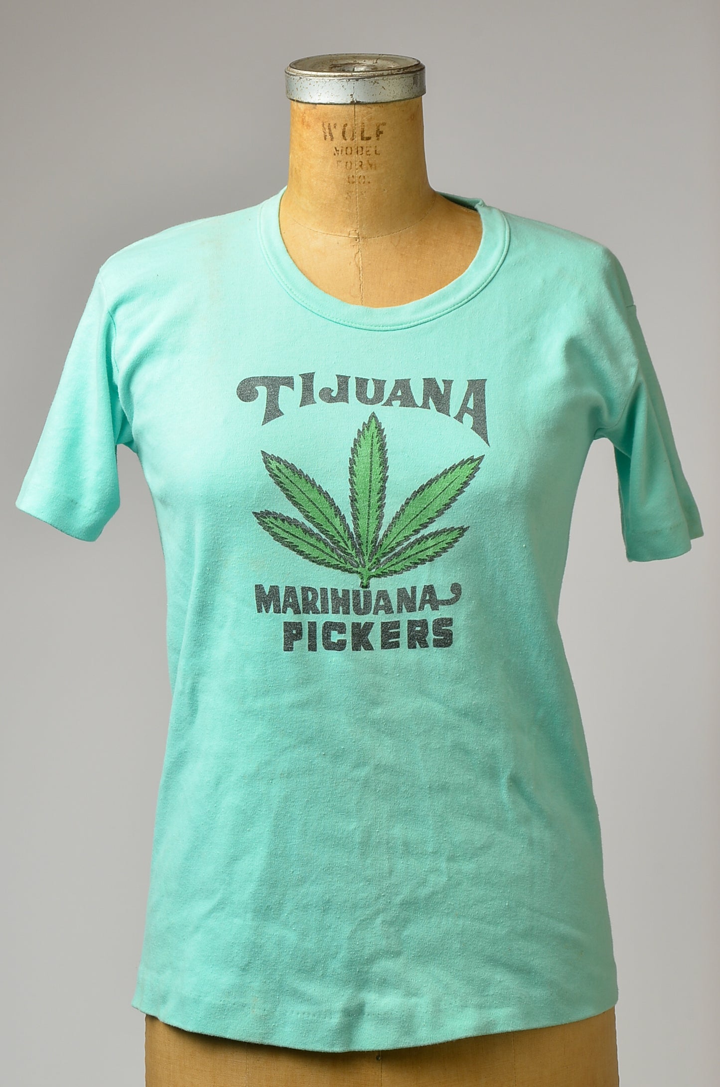 1970s Tijuana Marihuana Pickers Pot Shop Weed Tee Hippie T Shirt