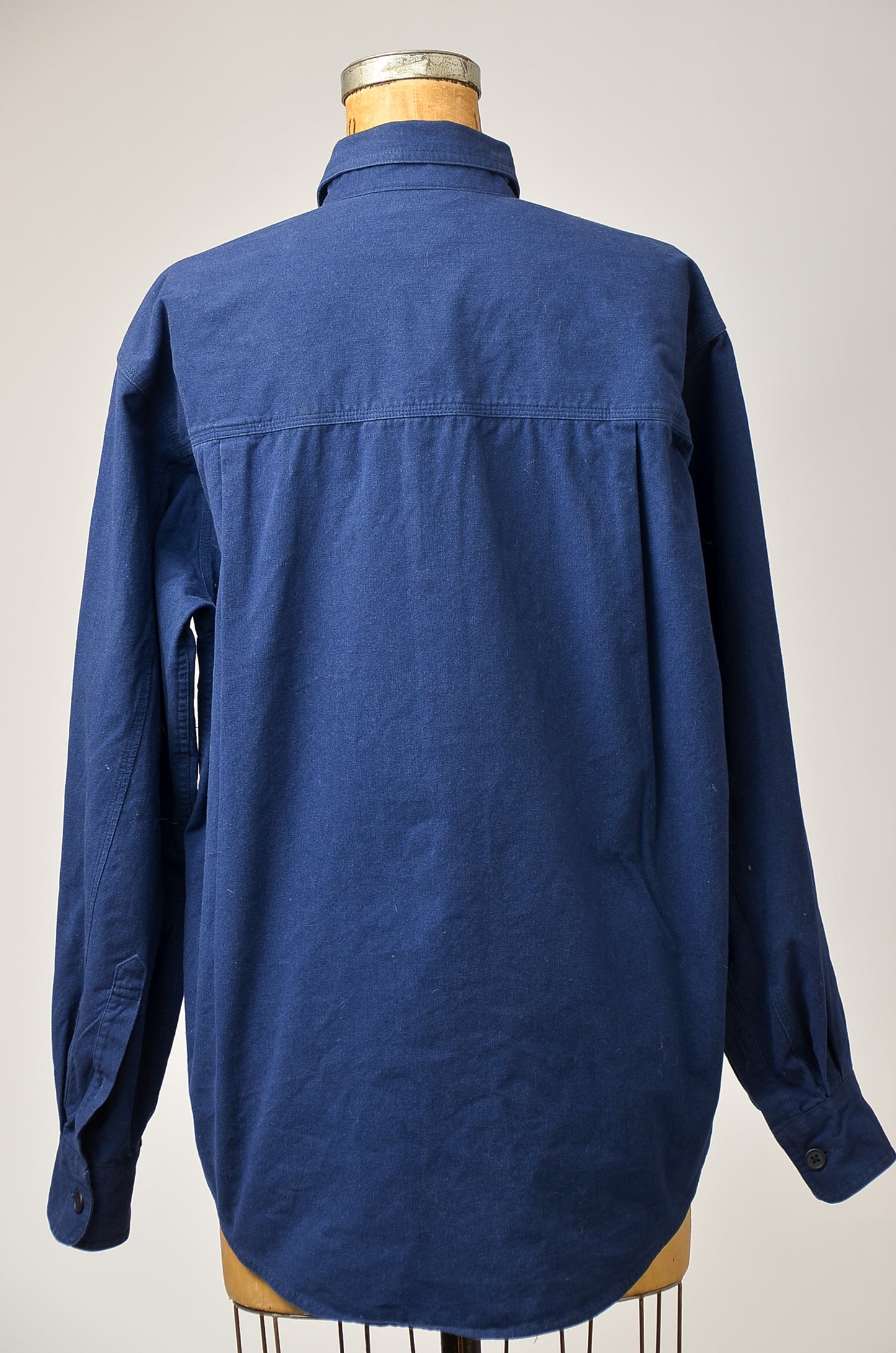 Vintage Patagonia Navy Blue Button Down Outdoorsman Shirt Jacket