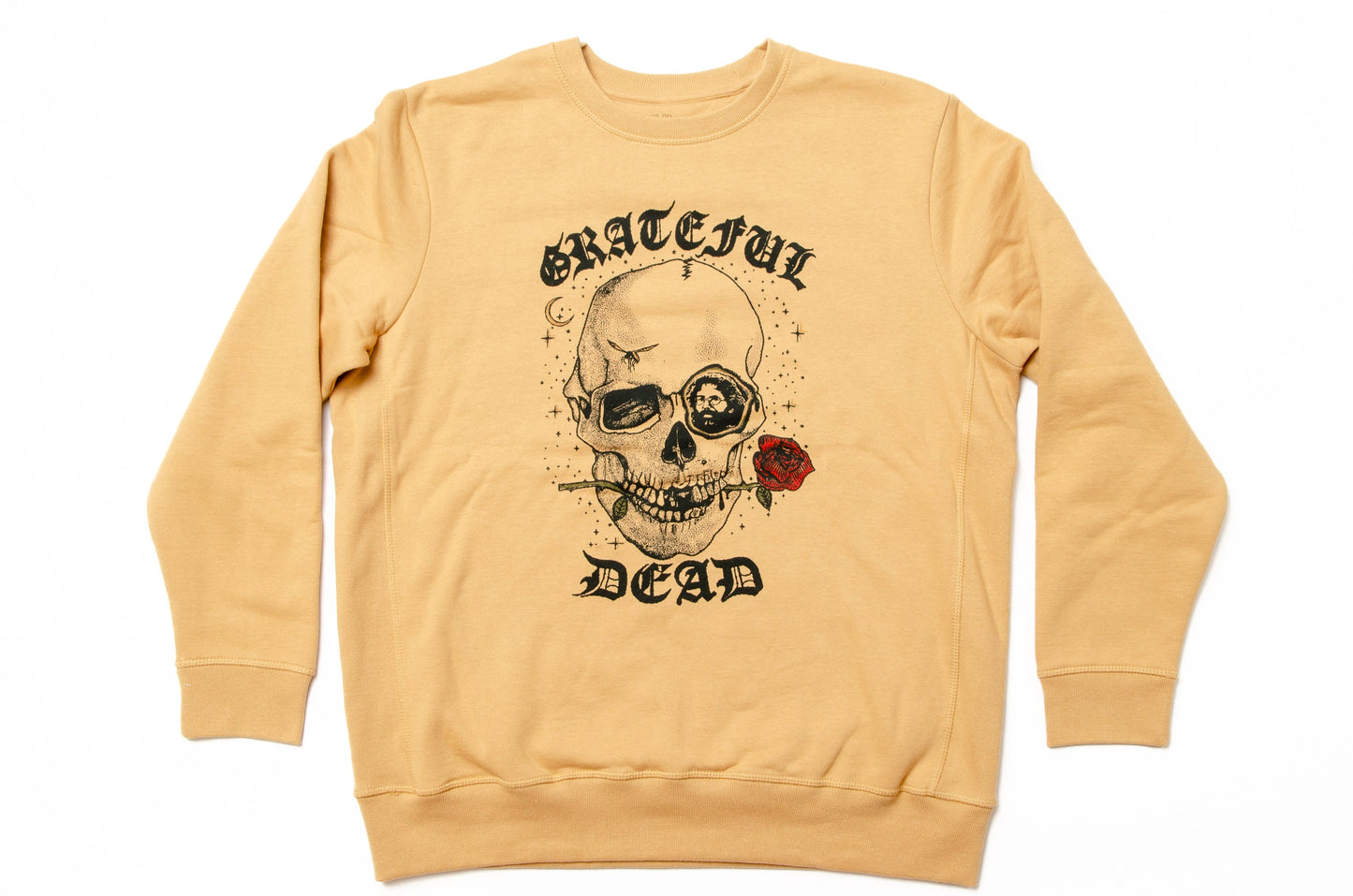 Grateful Dead Jerry Skull Heavyweight Cotton Sweatshirt