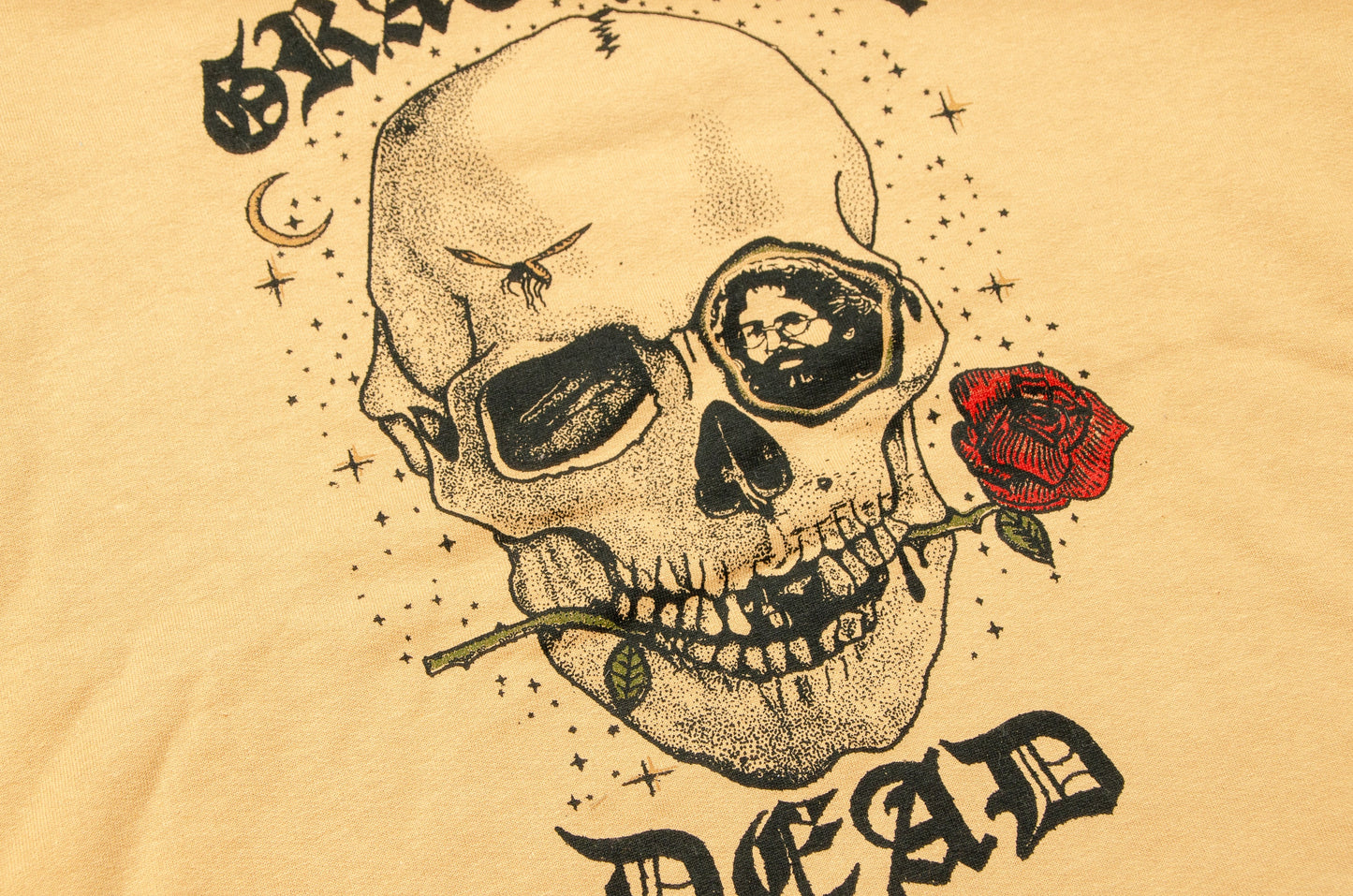 Grateful Dead Jerry Skull Heavyweight Cotton Sweatshirt