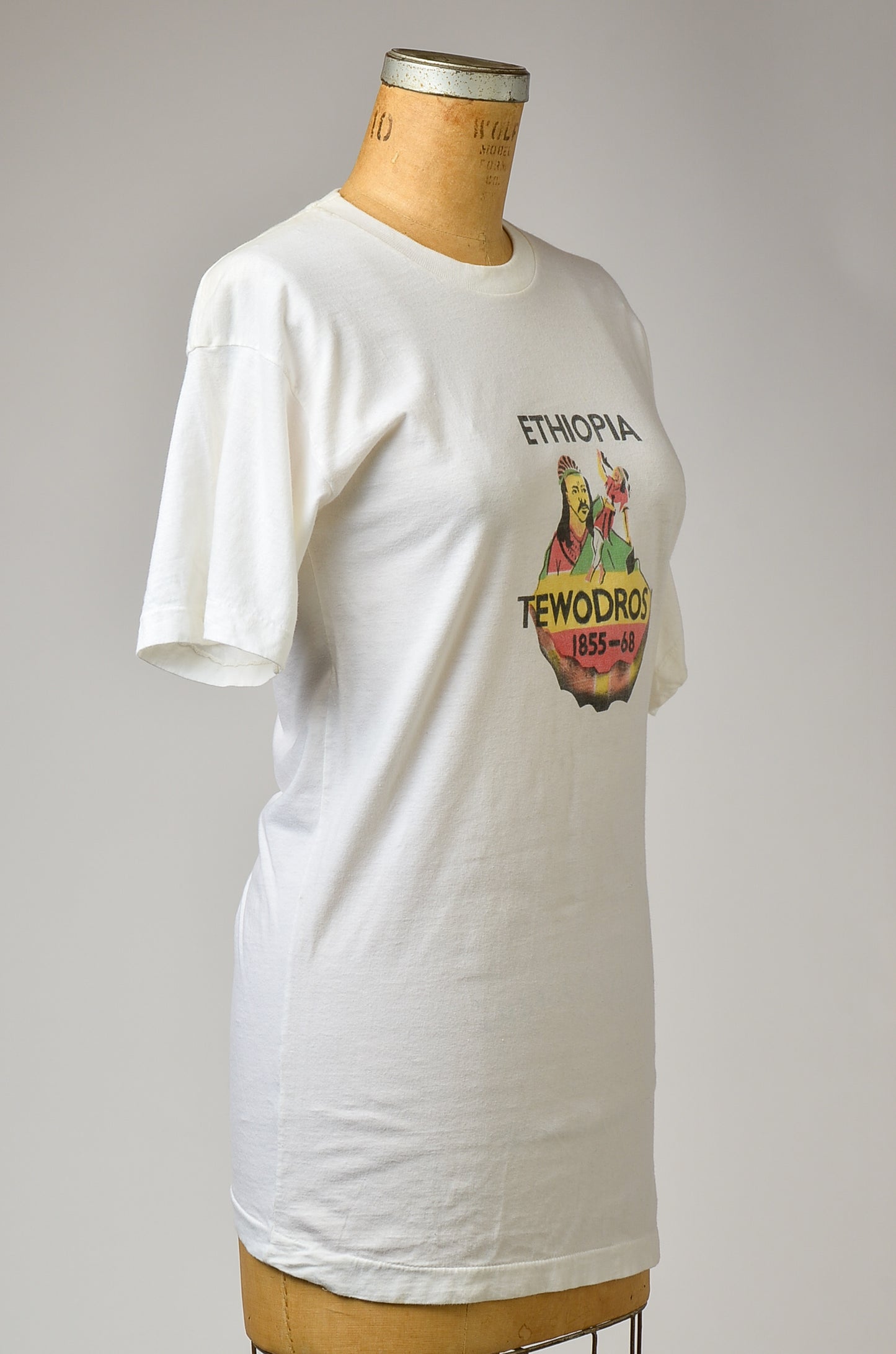 1970s Tewodros II Ethiopian Emperor Cotton T Shirt