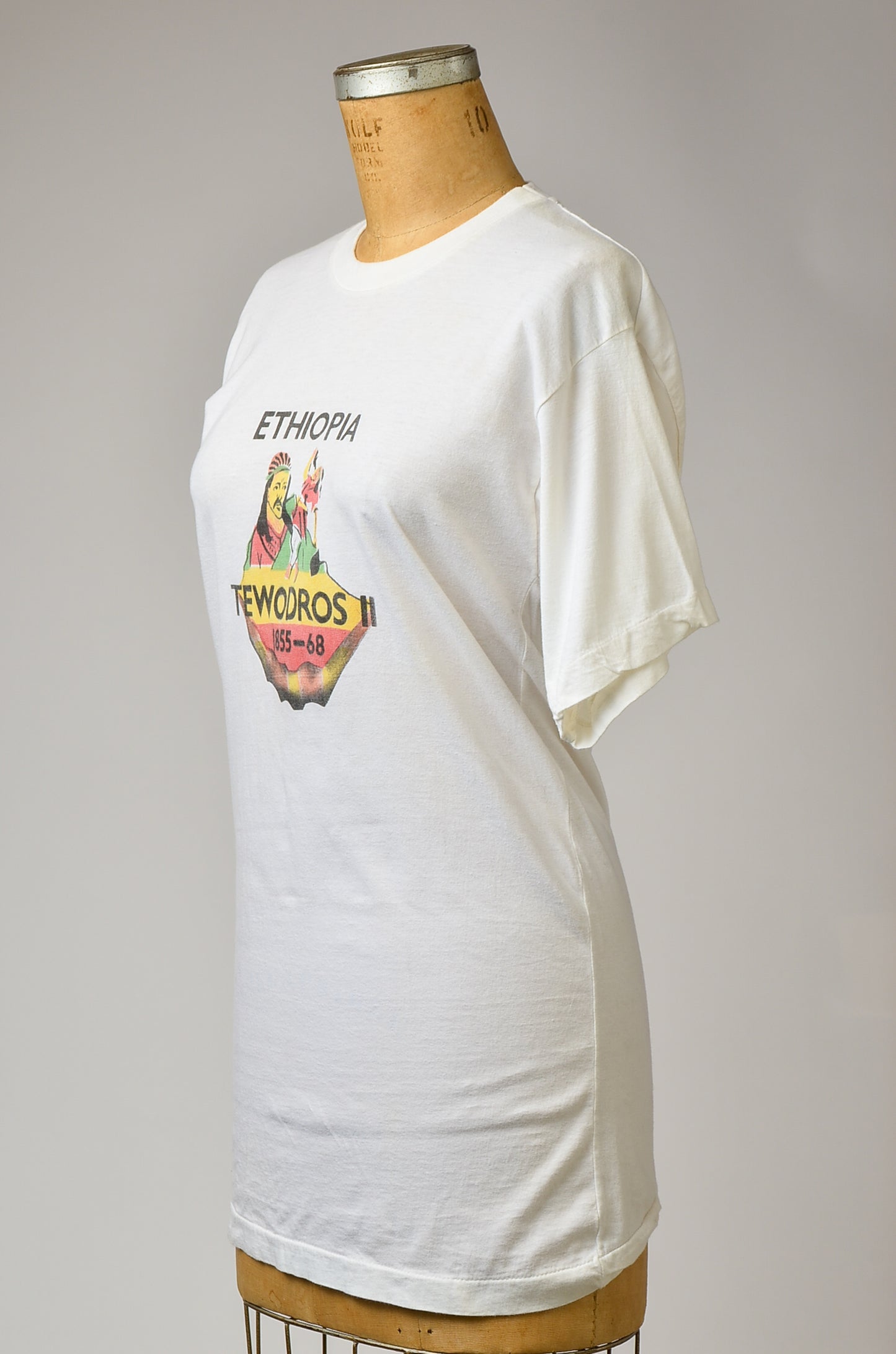 1970s Tewodros II Ethiopian Emperor Cotton T Shirt