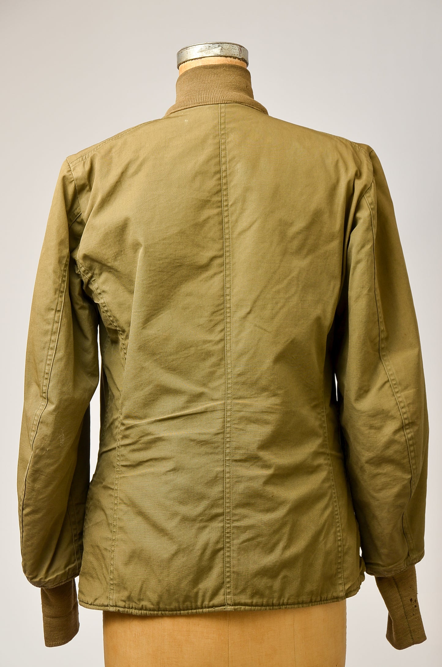 1940s Pile Jacket WWll Army Green Cotton USN Military Jacket