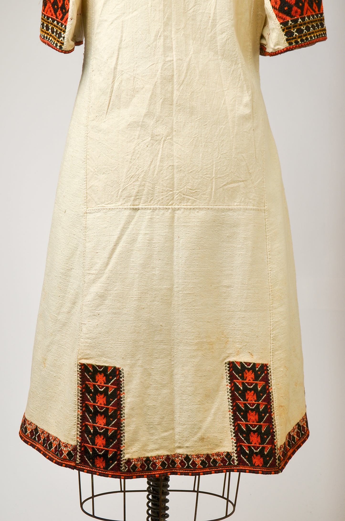 Antique Balkan Folk Dress Heavy Embroidered Bavarian Costume