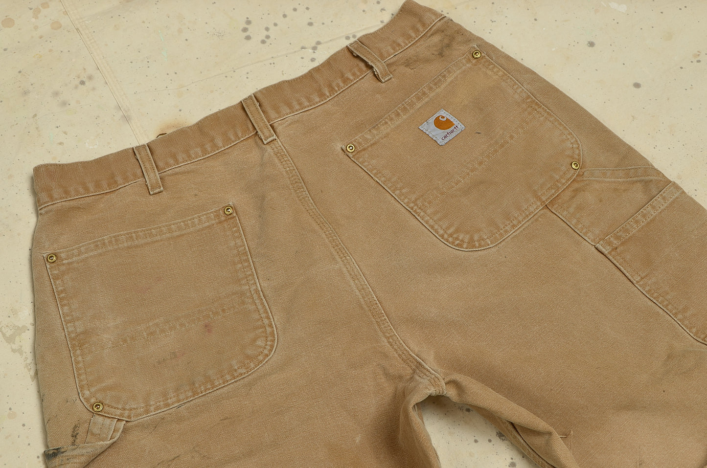 Vintage Carhartt Cargo Shorts Heavy Canvas Utility Shorts W 35