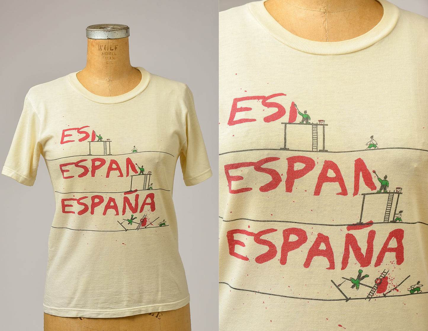 1970s España Novelty T Shirt