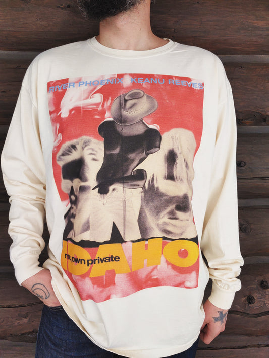 My Own Private Idaho Front and Back Print Long Sleeve T Shirt