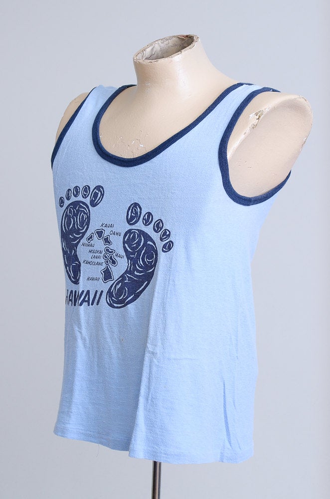 1970s Hawaiian Footprints Surf Tank