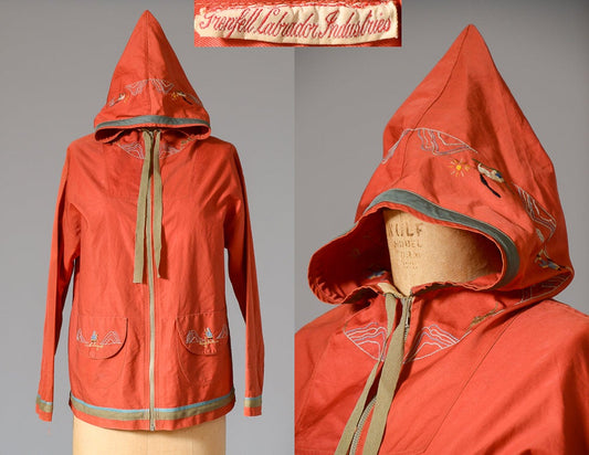 1930s Grenfell Labrador Industries Newfoundland Hooded Anarak Parka