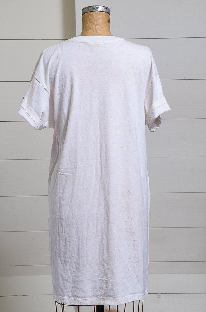 1980s John Lennon Airbrush Oversized T Shirt Dress