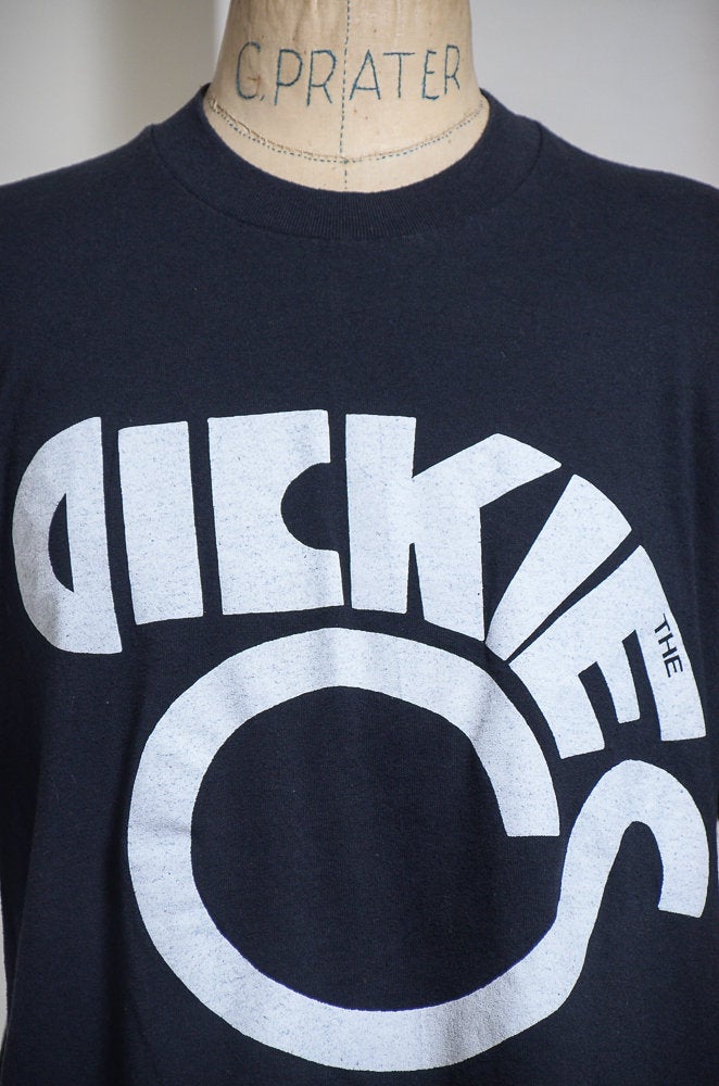 90s The Dickes Punk Band Black Cotton T Shirt