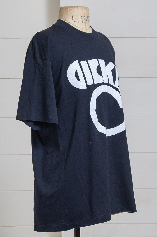 90s The Dickes Punk Band Black Cotton T Shirt