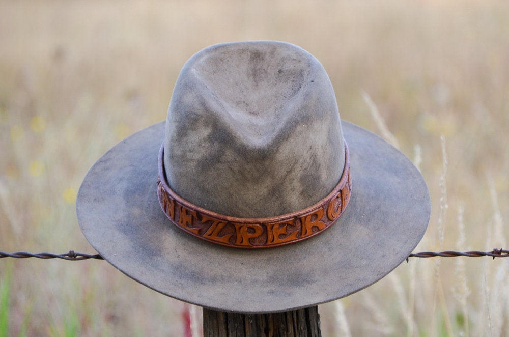 Leather Cowboy Hat Band Handmade Western Hat Bands -  Hong Kong