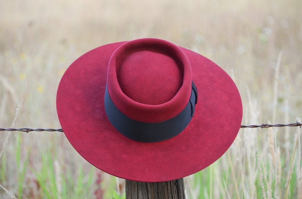 1950s Western Hat XXXXX Beaver Brown Fur Felt Pheasant Feather Band Outdoorsman Hat