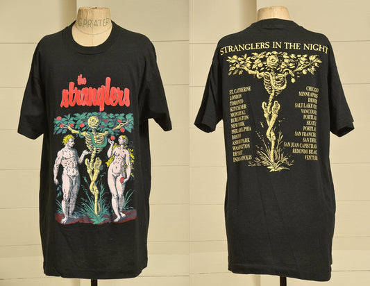 90s Stranglers in the Night Tour Screen Stars Tag Promo T Shirt