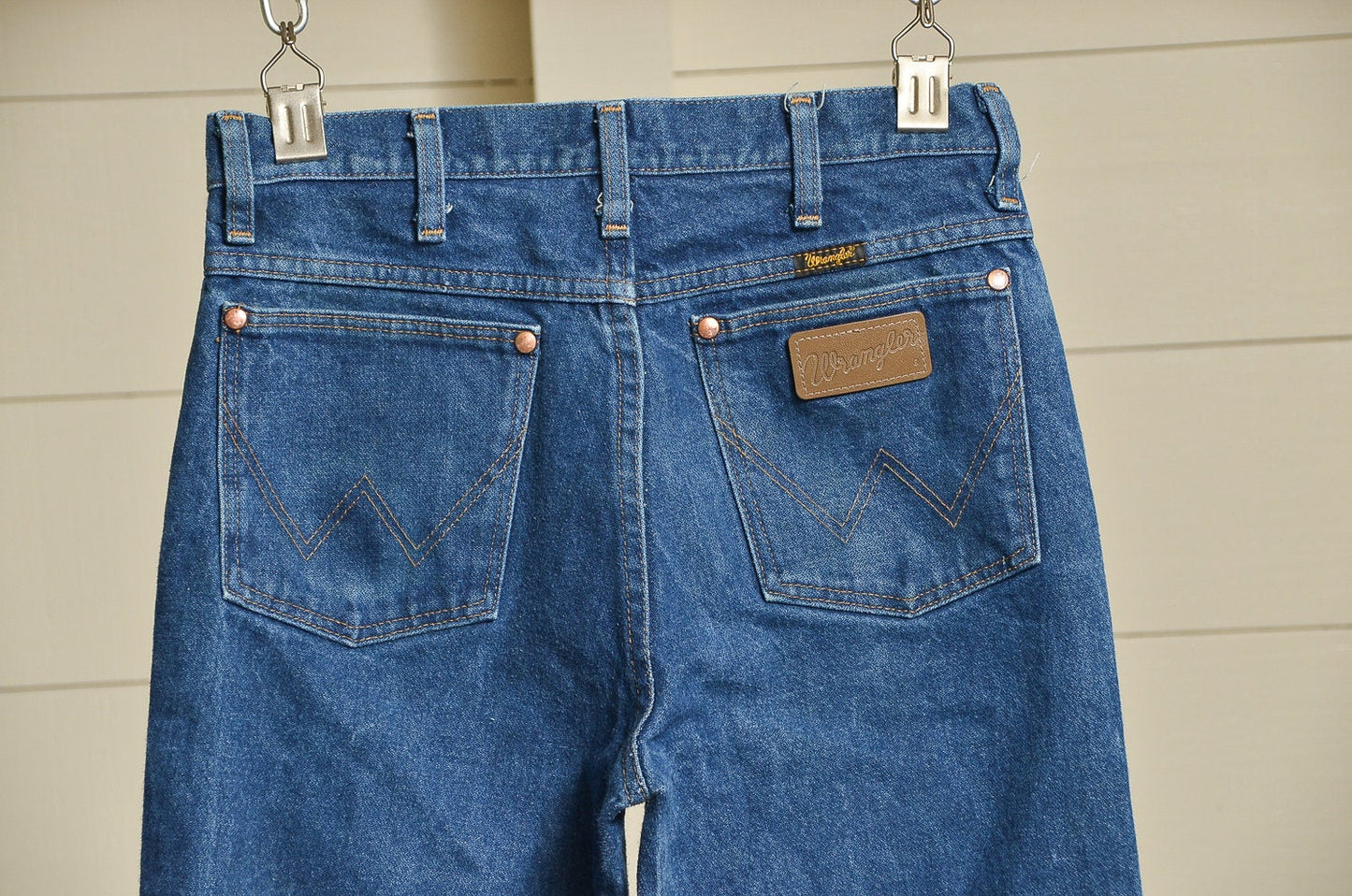 90s Wrangler Jeans Blue Denim High Waisted Boot Cut Classic Western Je –  Roslyn Trading
